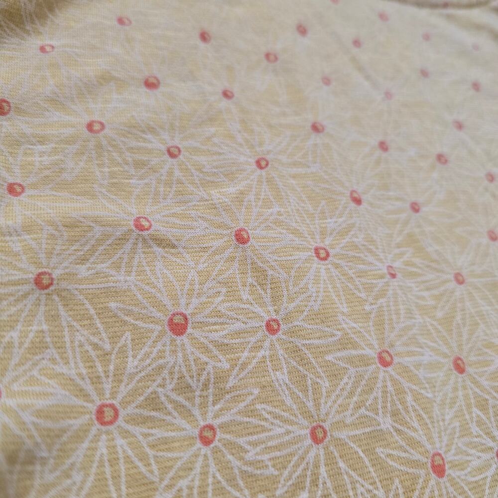 Toad & Co Laurel Dress Yellow Daisy Floral Tencel Organic Cotton Size S - Picture 5 of 10